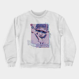 RM Quote "No one is born Ugly" - Purple Colored Crewneck Sweatshirt